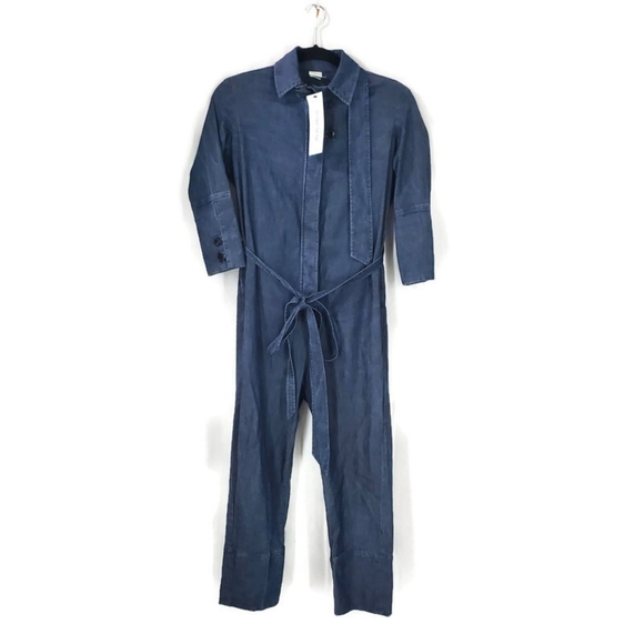 Malia Mills Pants - $595 Malia Mills Women's Blue Denim Jumpsuit Size 2